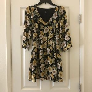 Floral mini dress